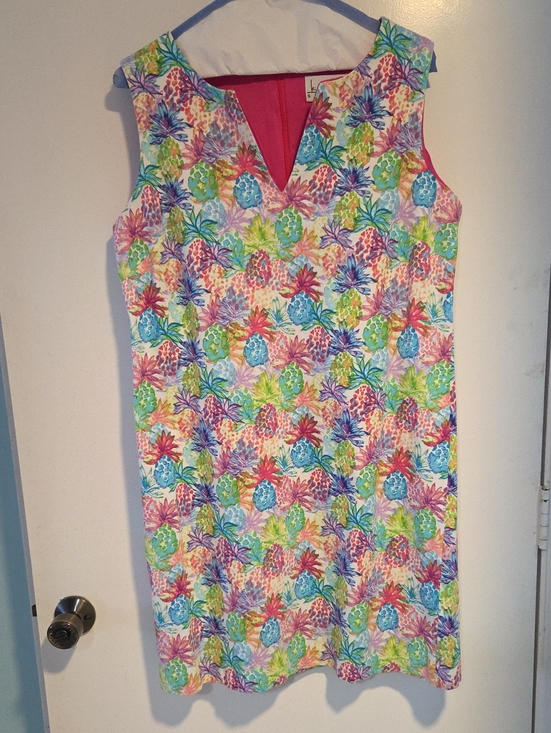 Nicole Miller Dresses & Skirts - Floral And Pineapple Tropical Print Sleeveless Dress